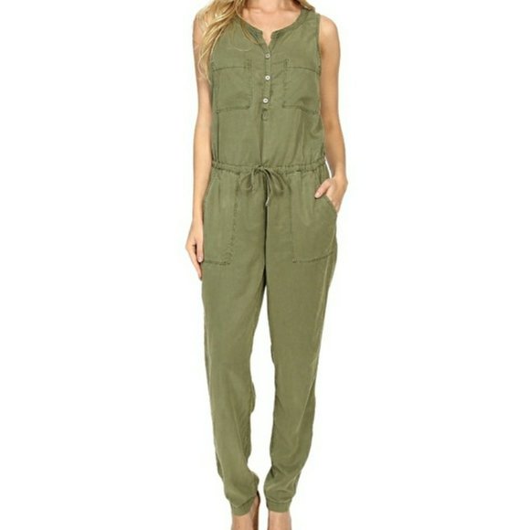 Sanctuary Olive Green Jumpsuit - Picture 1 of 9